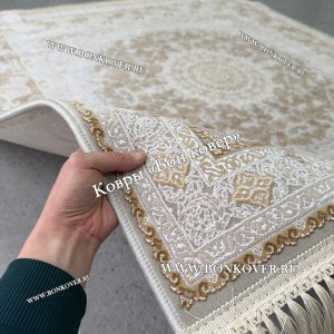 Иранский Ковер для Гостиной Дизайн 30431 Квадратный