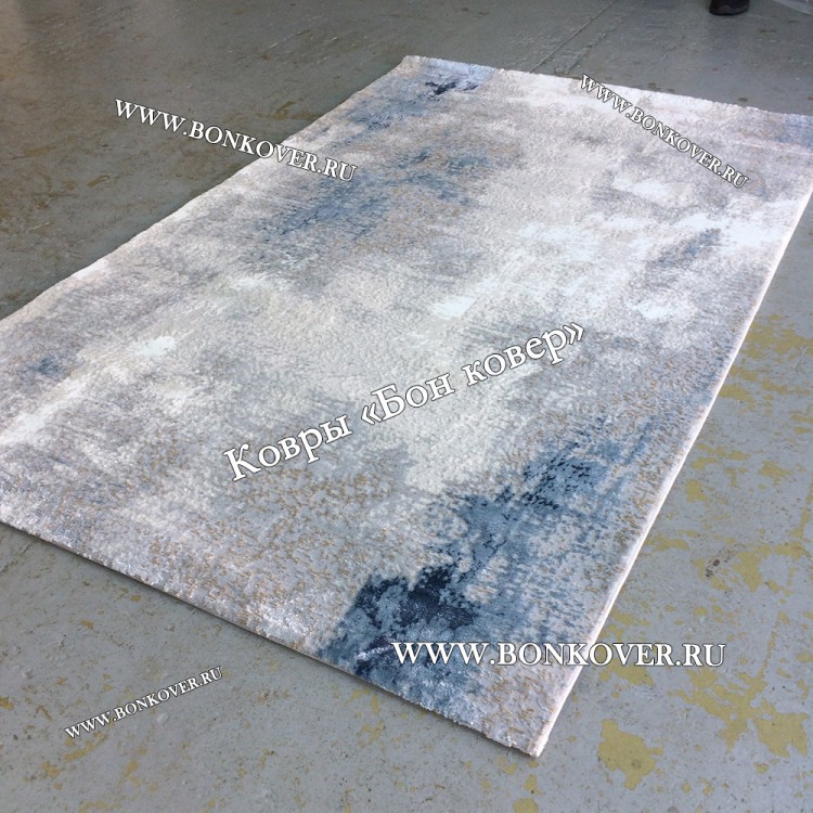 Современный Ковер Дизайн 080 Синий